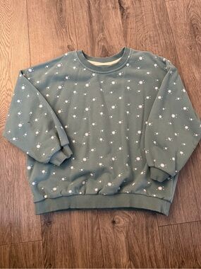 Indy & Pippa Star Print Crewneck Sweatshirt